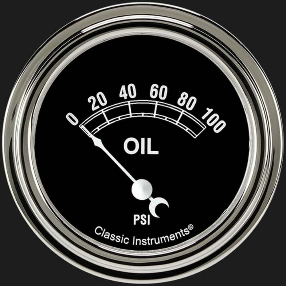 Traditional 2 5/8" Oil Pressure Gauge TR281SLF