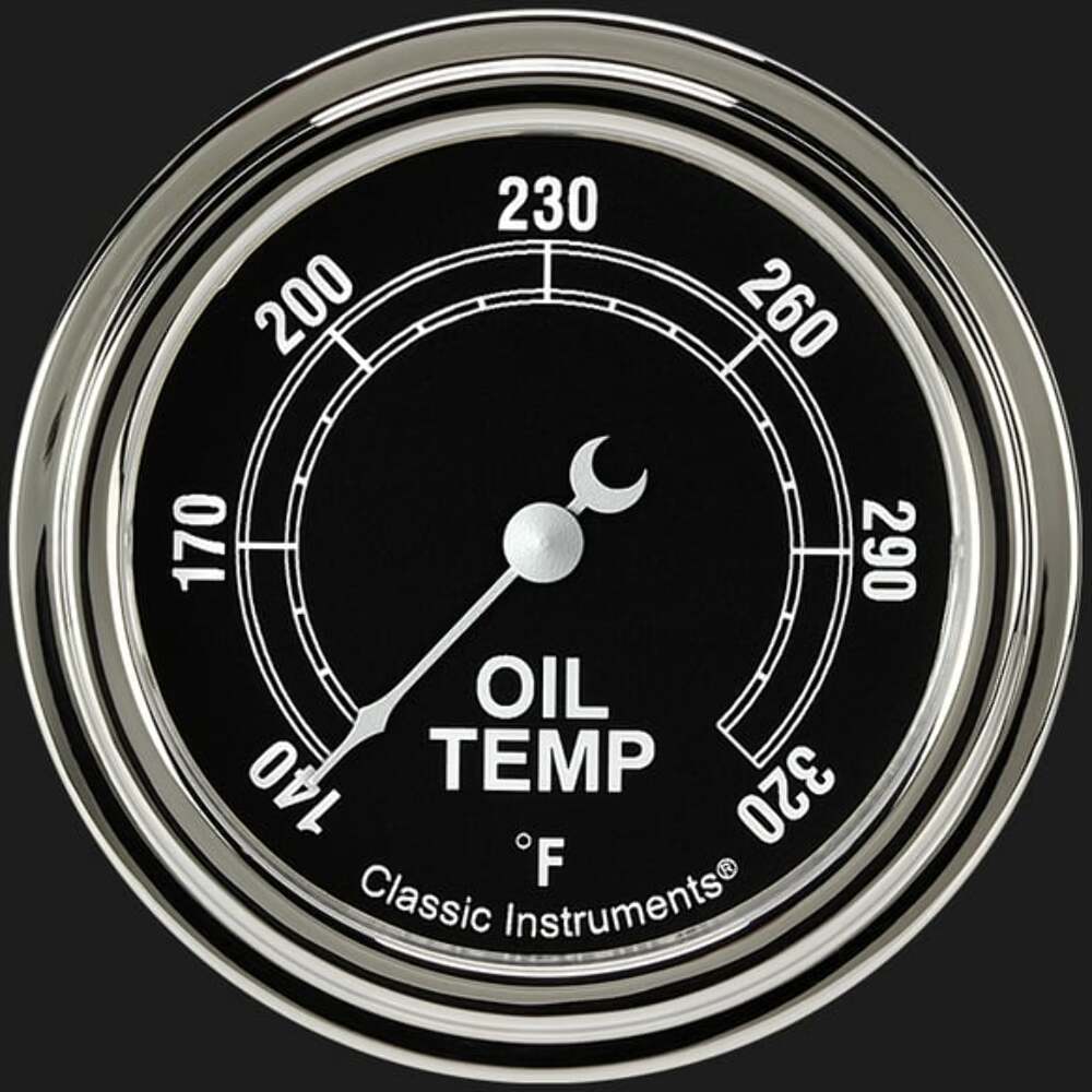Traditional 2 5/8" Oil Temperature Gauge TR328SLF