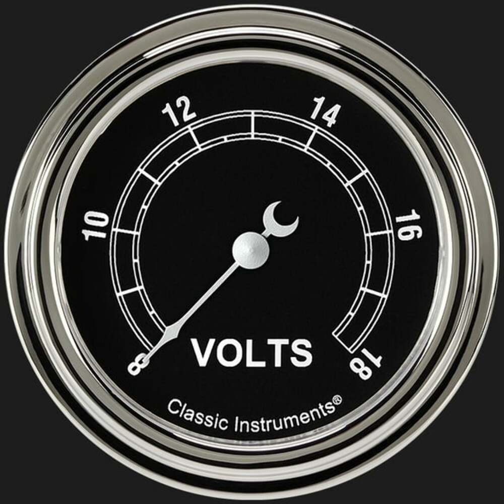 Traditional 2 5/8" Voltage Gauge TR330SLF