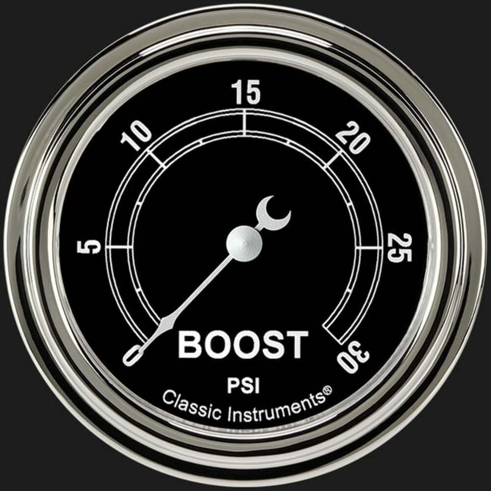 Traditional 2 5/8" Boost Gauge, 30 psi TR342SLF