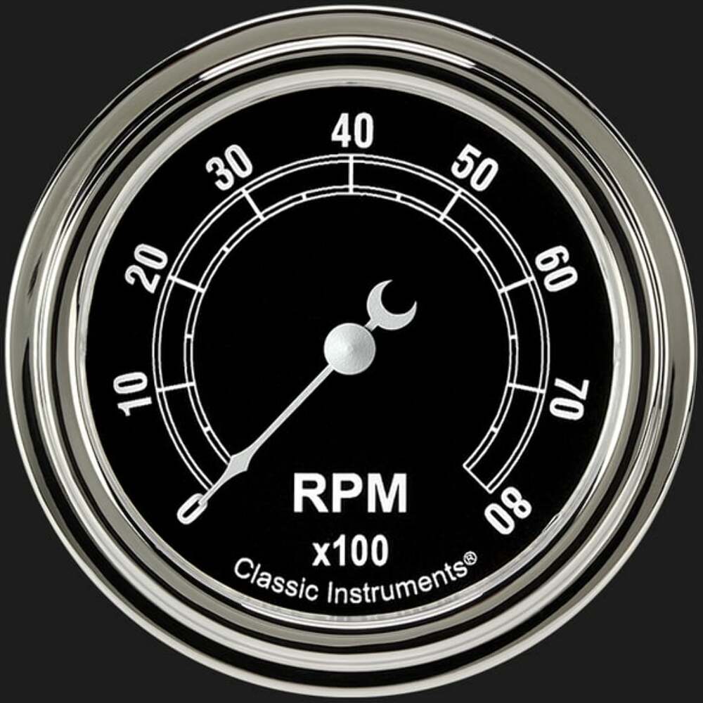 Traditional 2 5/8" Tachometer TR383SLF
