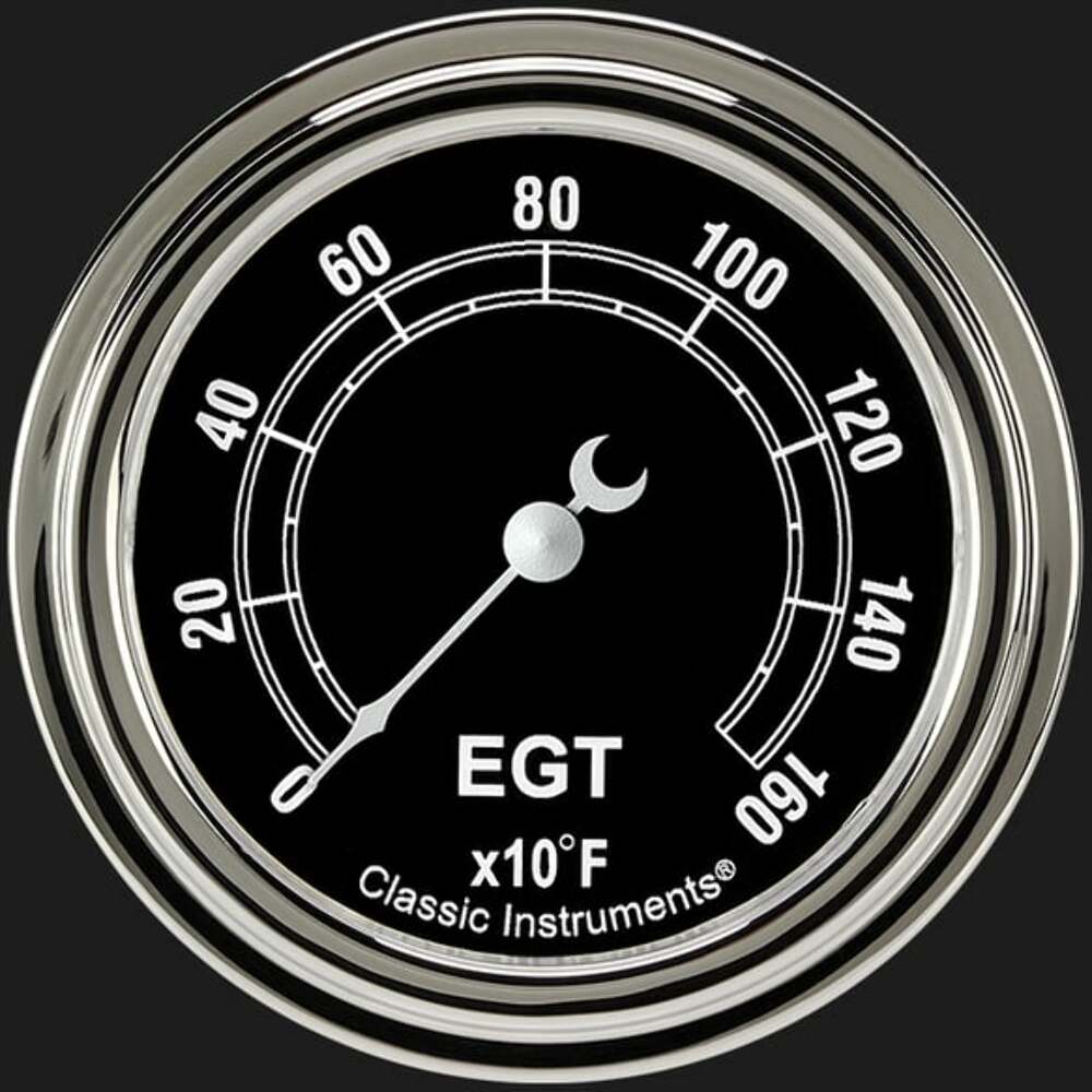 Traditional 2 5/8" Exhaust Gas Temp. Gauge TR398SLF