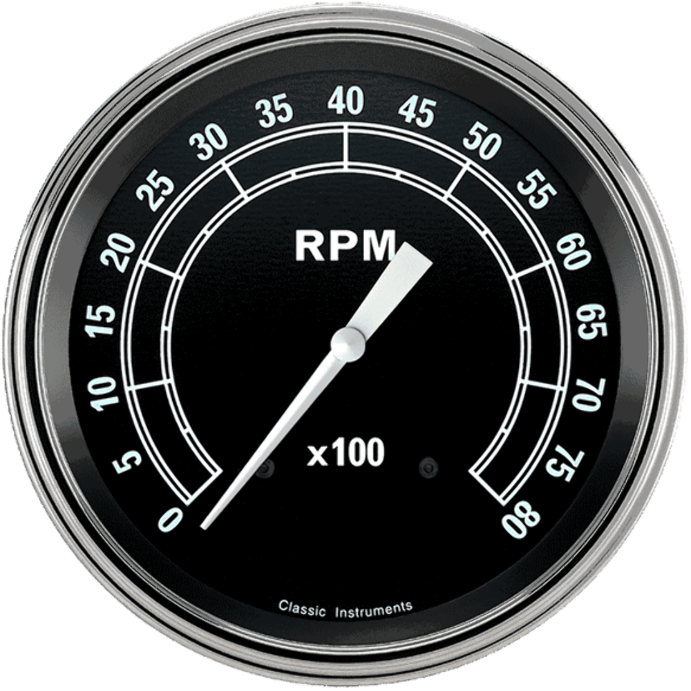 Traditional 4 5/8" Tachometer TR71SLF