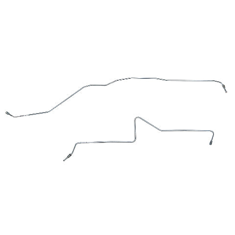 Rear Axle Brake Line Kit for 07-10 Chevy Silverado 2500HD Non Dually Stainless Steel TRA0801SS