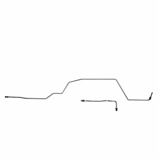 Fits 2012-13 Ford F-150 Rear Axle Brake Line; Stainless TRA1301SS - Rear Lines Car Part People