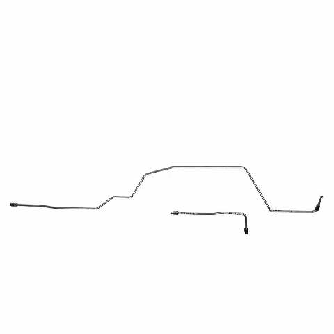 Fits 2012-13 Ford F-150 Rear Axle Brake Line; Stainless TRA1301SS