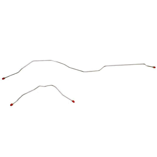 Fine Lines TRA4841SS - Rear Axle Lines For 48-52 Ford F1 Pickup Rear Axle Brake Lines 2pcs - Rear Lines Car Part People