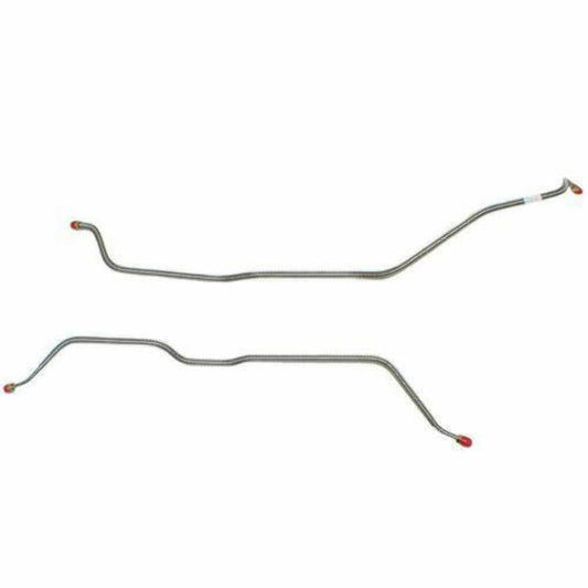 Rear Axle Lines For 71-72 Chevy C20 2WD 8 Lug Axle w/ Rear Leaf Spring TRA7103SS - Rear Lines Car Part People