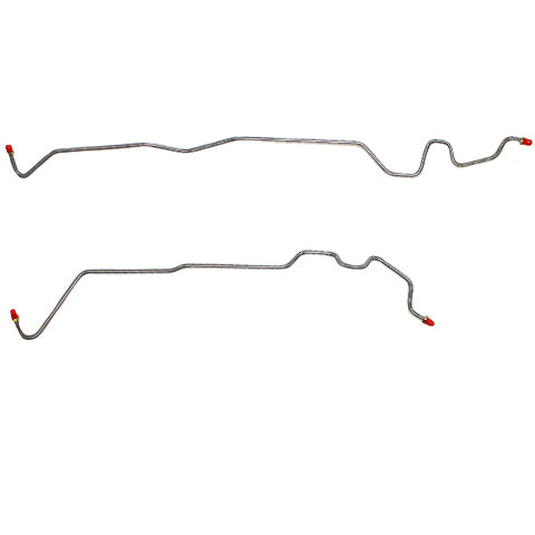 GM Rear Axle Brake Line Kit; Fine Lines-TRA9501OM