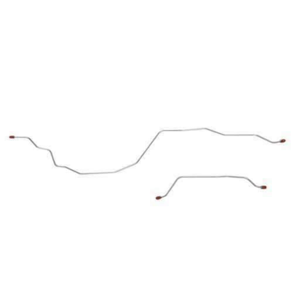 1987-1997 Ford F-250, Non-Dually, 3" Brake Shoes Rear Axle Brake Line Kit TRA9641SS - Rear Lines Car Part People