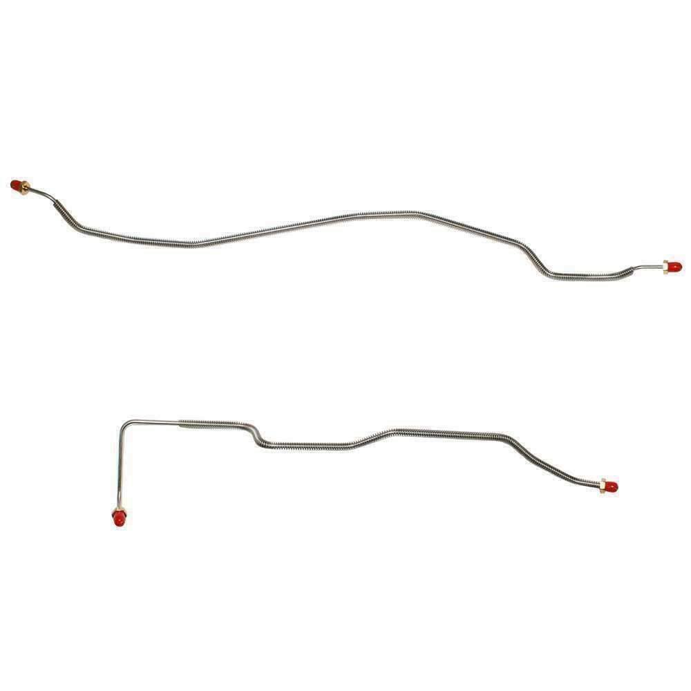 98-03 Chevrolet S10 ZR2 4WD Rear Axle Brake Line Kit Stainless TRA9803SS - Rear Lines Car Part People