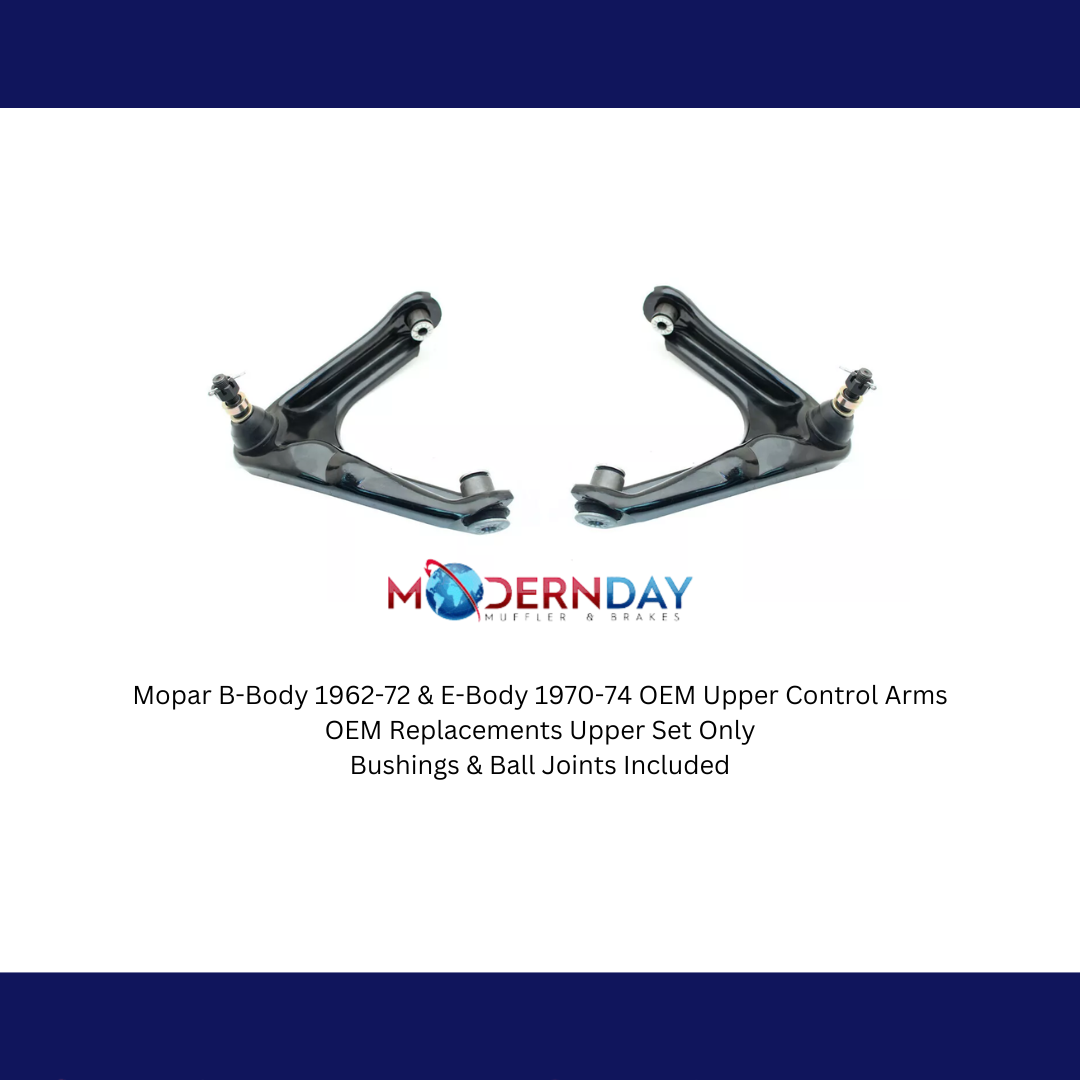 Fits 1962-1972 Mopar B-Body & 70-74 E-Body OEM Upper Control Arms UCA856/857 SET