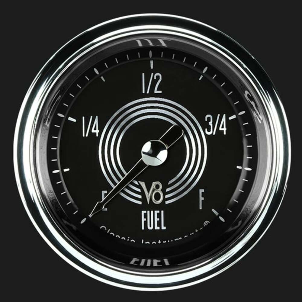 V8 Speedster 2 1/8" Fuel Gauge V8SR109SHC