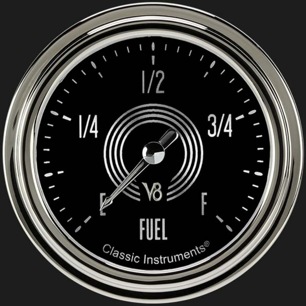 V8 Speedster 2 5/8" Fuel Gauge V8SR309SLC