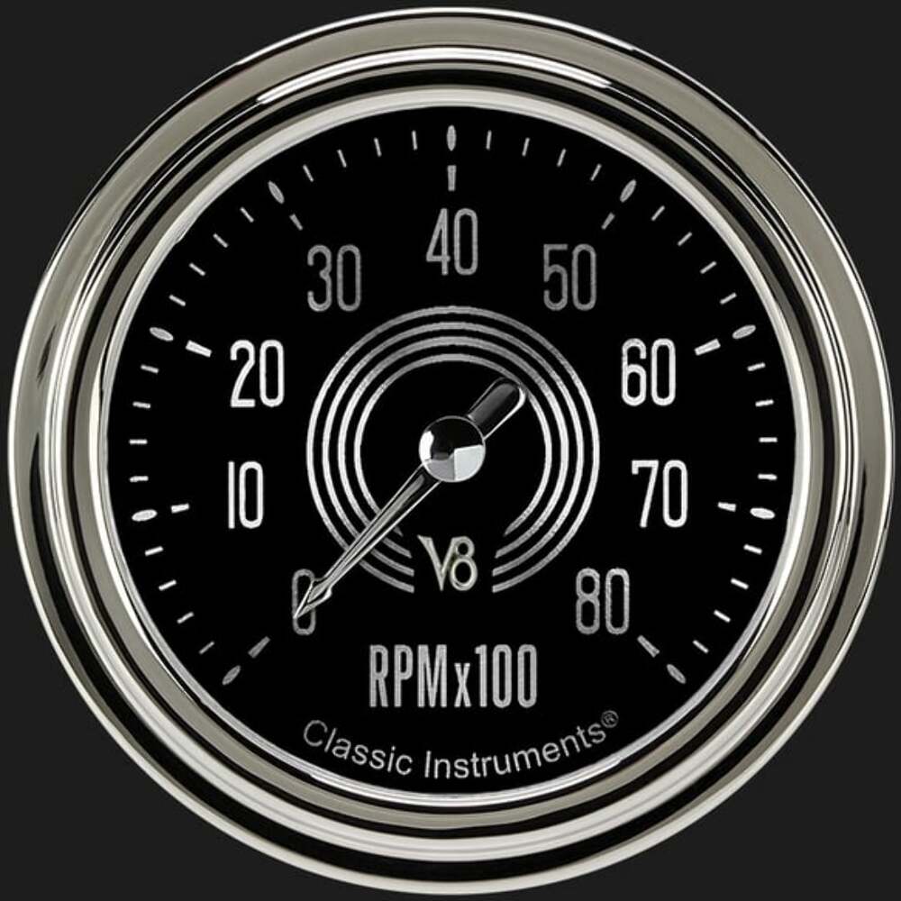 V8 Speedster 2 5/8" Tachometer V8SR383SLC
