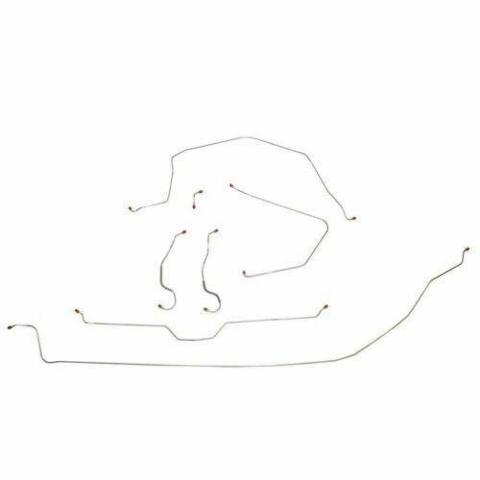 Brake Line Kit For 65 Corvette with Power Brakes 3/16 Inch Intermediate Line