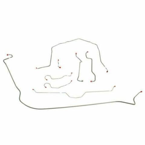 1970 - 1973 Chevrolet Corvette Brake Line Kit - VCK7001SS