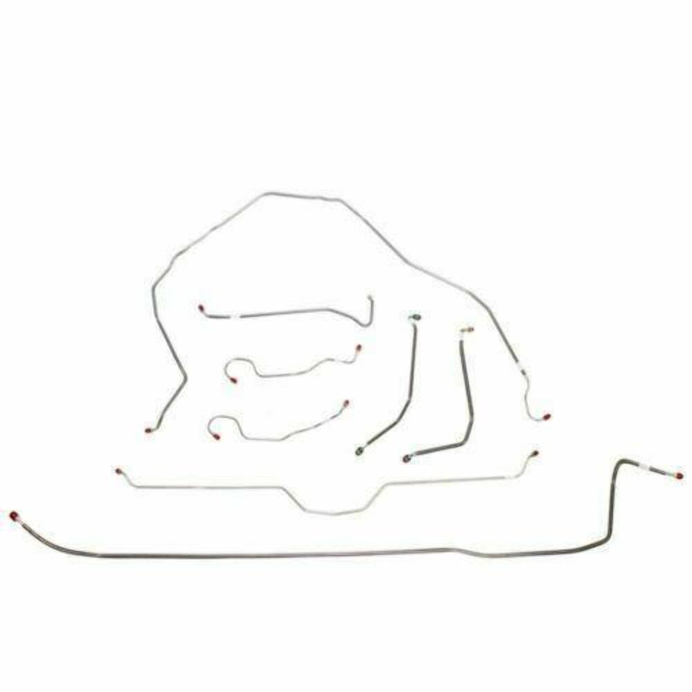 1974 - 1982 Chevrolet Corvette Brake Line Kit - VCK7401SS - Complete Brake Line Kit Car Part People