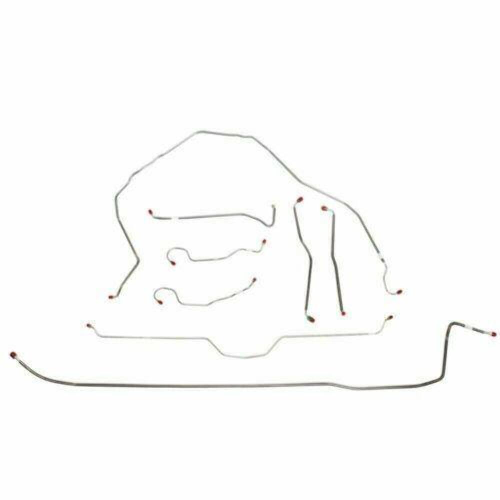 1974 - 1982 Chevrolet Corvette Brake Line Kit For - VCK7402OM - Complete Brake Line Kit Car Part People