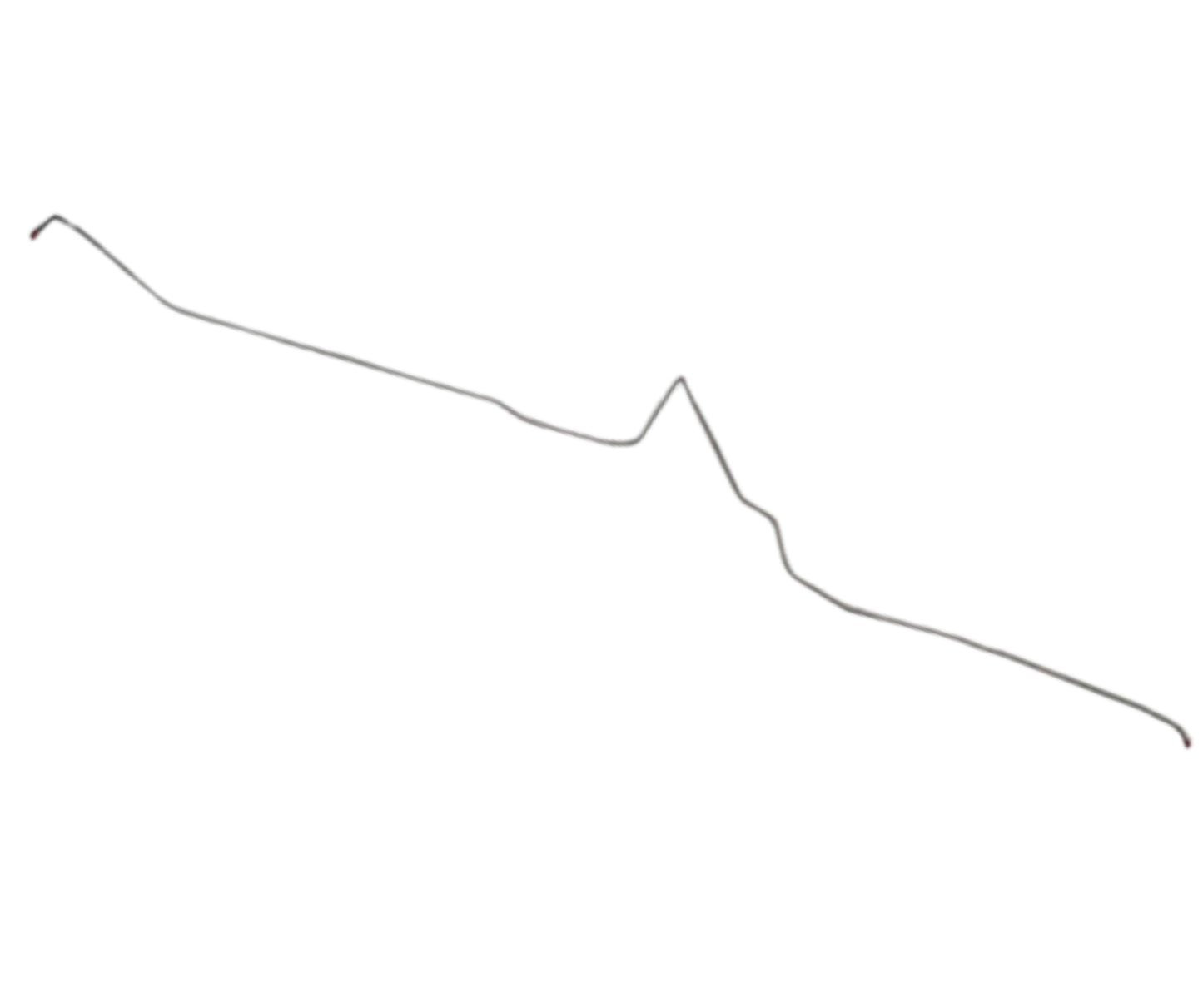 Fits 94 Chevy Corvette ZR1, 3/8 Fuel Return Line Left Side; Stainless-VGL9403SS