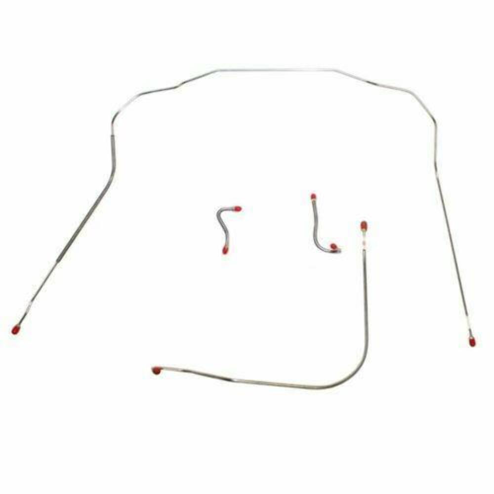 1954 Chevrolet Corvette Front Brake Line Kit 4 Piece Brake Line Kit - VKT5401SS - Front Lines Car Part People