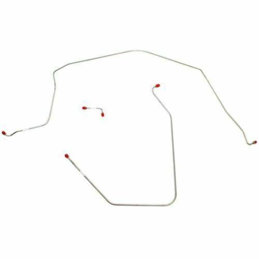 1963-64 Chevrolet Corvette Front Brake Line Kit 3 Piece Power Brake - VKT6302SS - Front Lines Car Part People