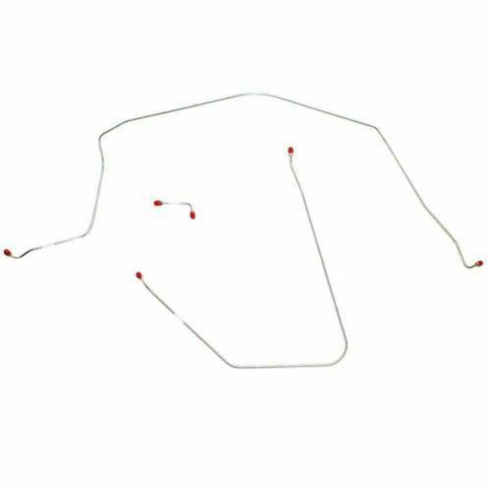 1965 Chevrolet Corvette Front Brake Line Kit 3 Piece Power Brakes - VKT6502SS