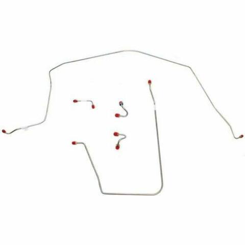 1967 Chevrolet Corvette Front Brake Line Kit 5 Piece Standard Brakes - VKT6701OM