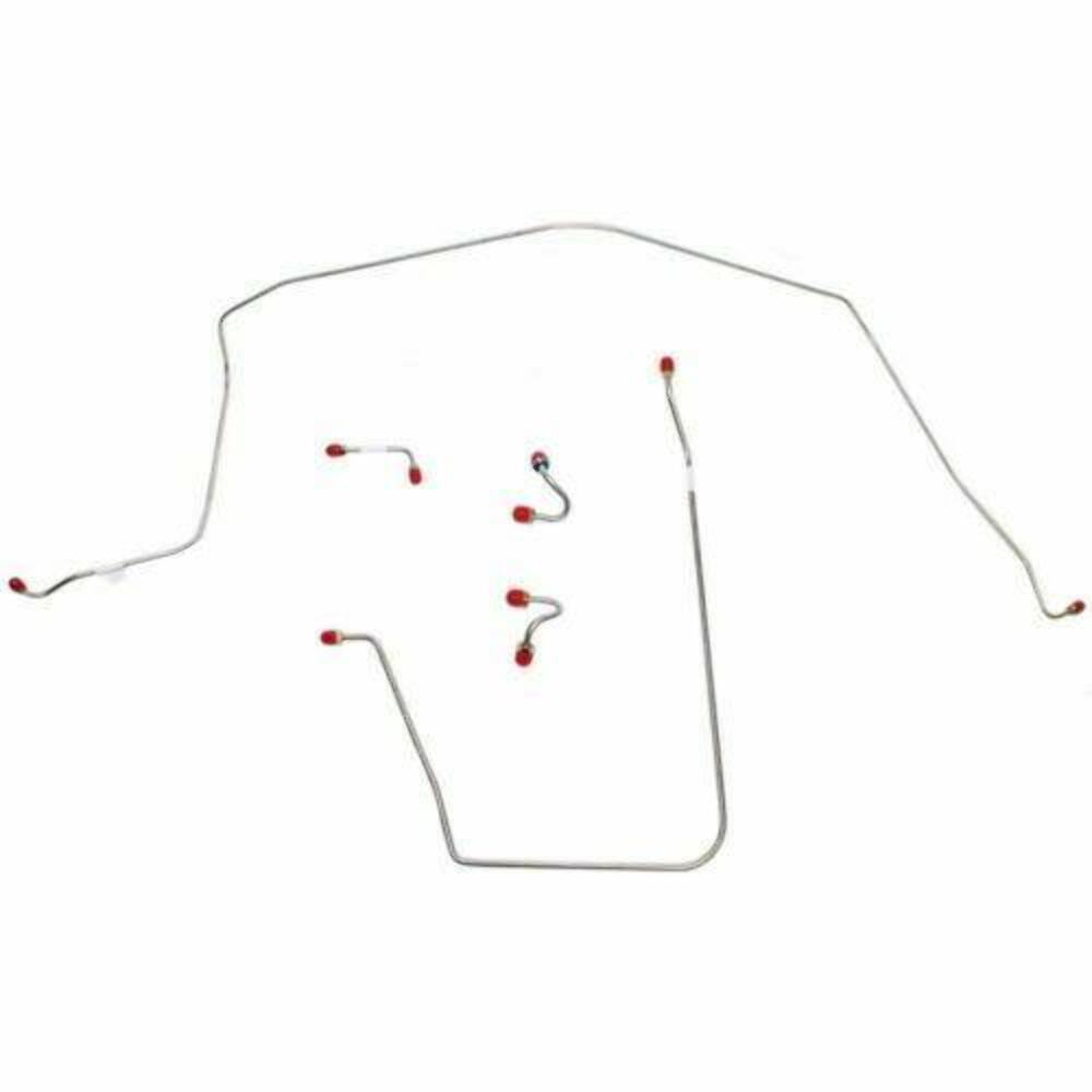 1967 Chevrolet Corvette Front Brake Line Kit 5 Piece Standard Brakes - VKT6701SS