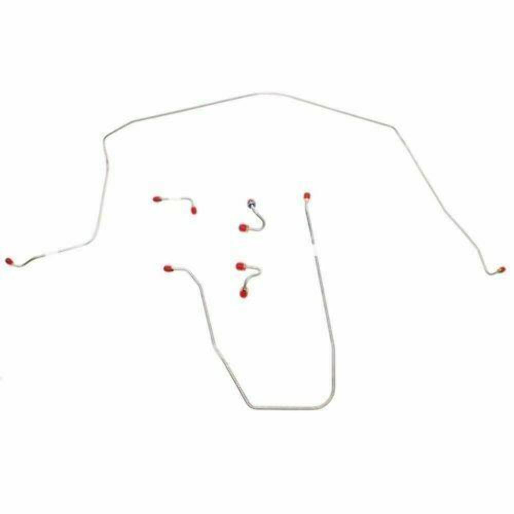 1968 Chevrolet Corvette Front Brake Line Kit 5 Piece Power Brakes - VKT6802OM