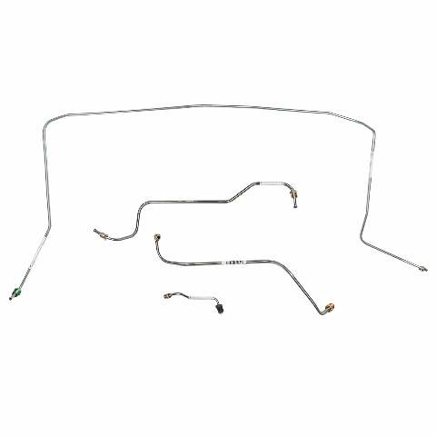 1969 Chevrolet Corvette Front Brake Line Kit 4 Piece Standard Brakes - VKT6901SS