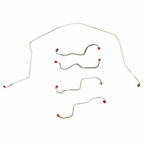 1969 Chevrolet Corvette Front Brake Line Kit 4 Piece Power Brakes - VKT6902OM