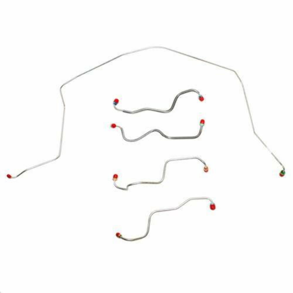 1969 Chevrolet Corvette Front Brake Line Kit 4 Piece Power Brakes - VKT6902SS