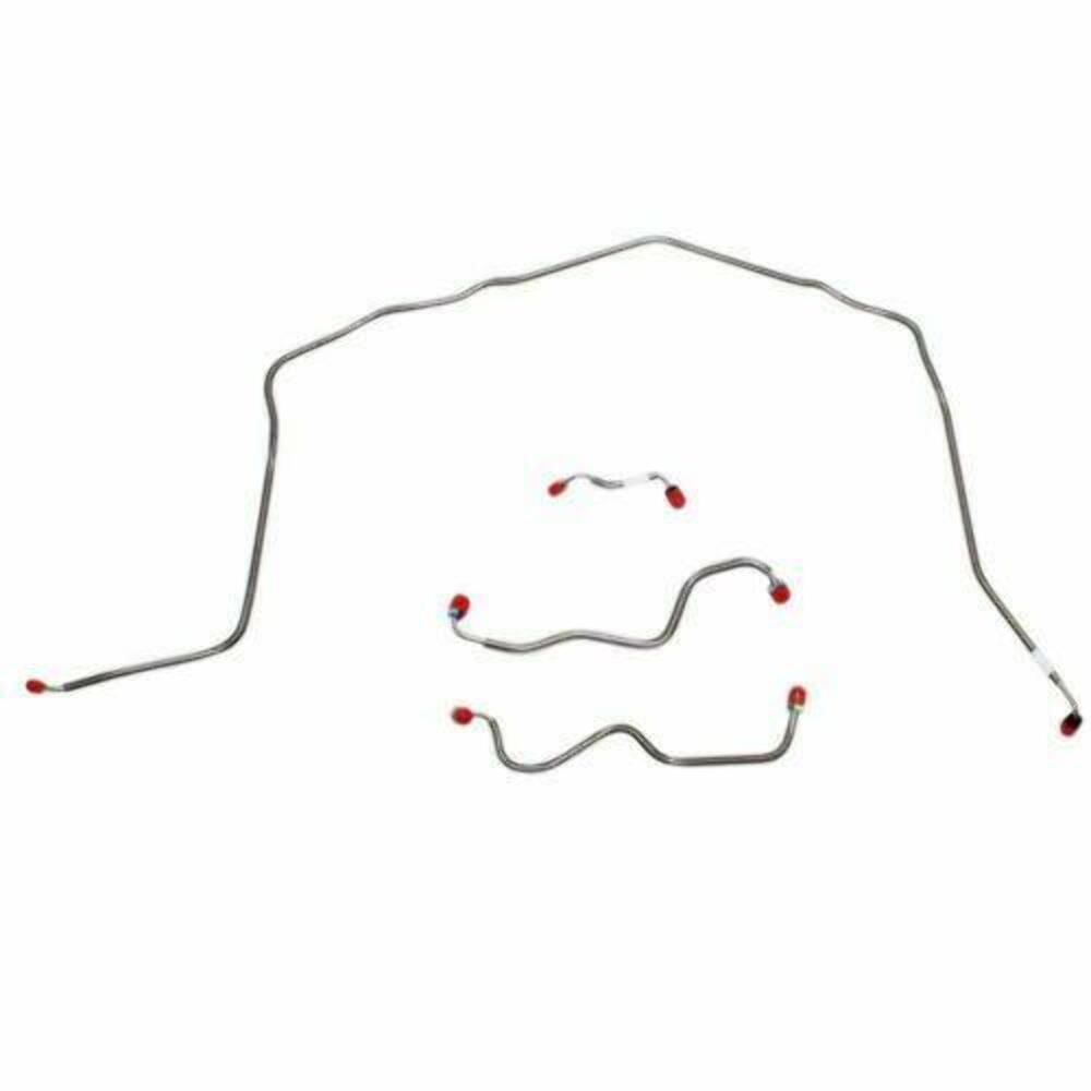 1970-73 Chevrolet Corvette Front Brake Line Kit 4 Piece Power Brake VKT7002SS