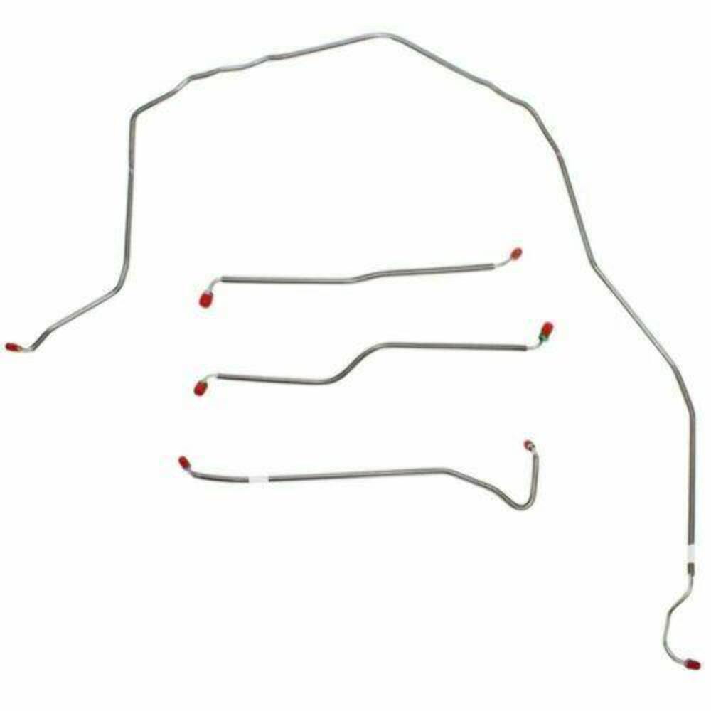 1974-82 Chevrolet Corvette Front Brake Line Kit 4 Piece Power Brake VKT7402OM - Front Lines Car Part People