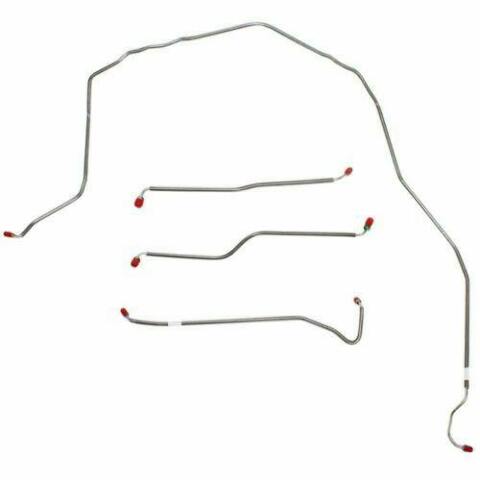1974-82 Chevrolet Corvette Front Brake Line Kit 4 Piece Power Brake VKT7402SS