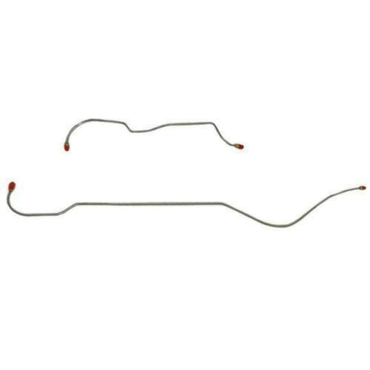 1953-55 Chevrolet Corvette Rear Axle Lines Stainless - VRA5301SS - Rear Lines Car Part People