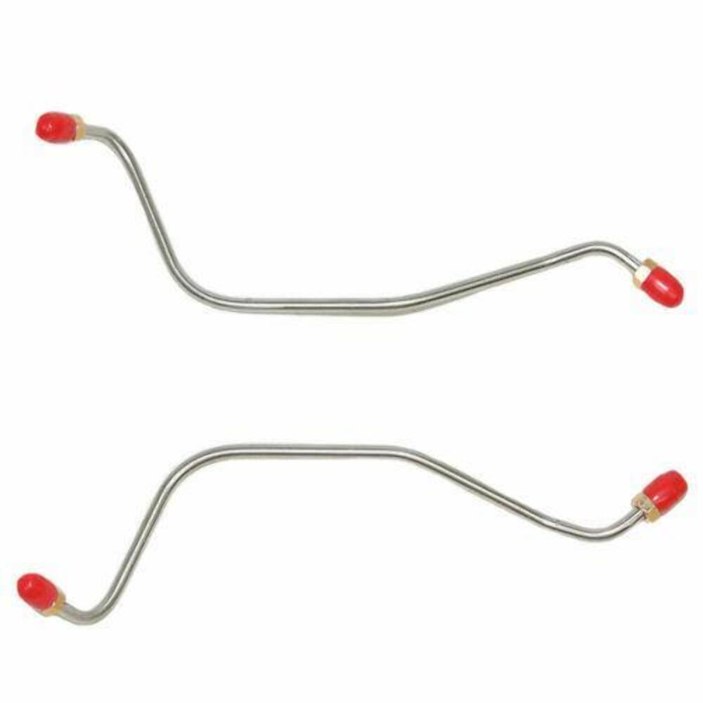 1963-64 Chevrolet Corvette Rear Axle Lines Drum Brakes 2 Piece - VRA6302SS