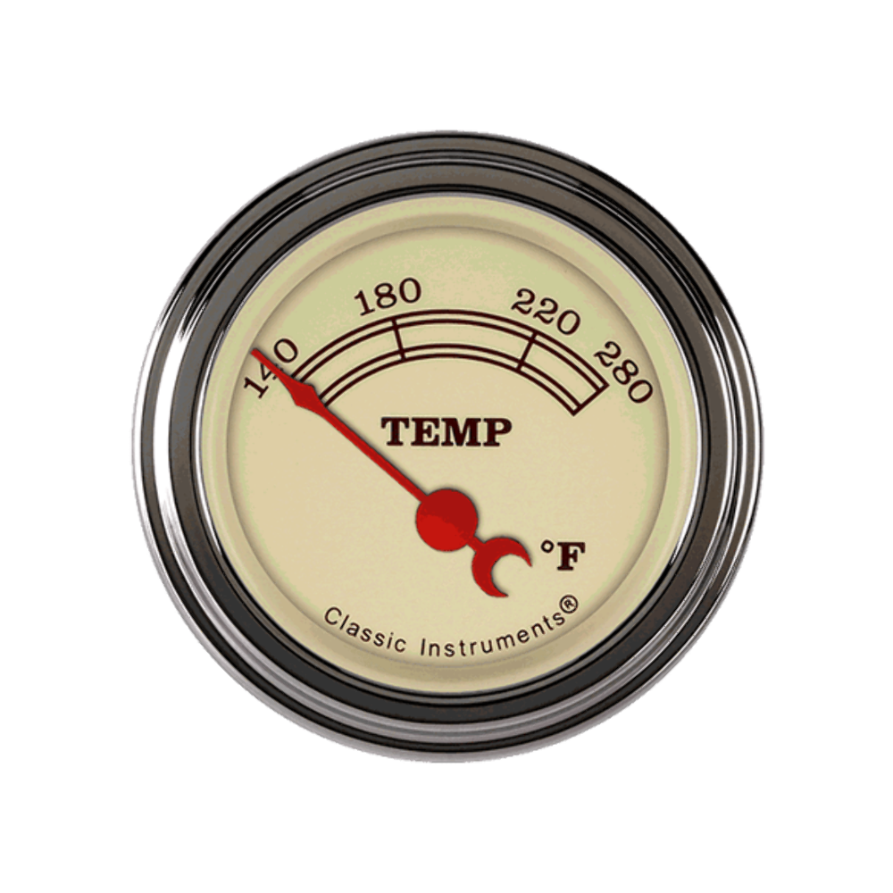 Vintage 2 1/8" Water Temp VT26SLF