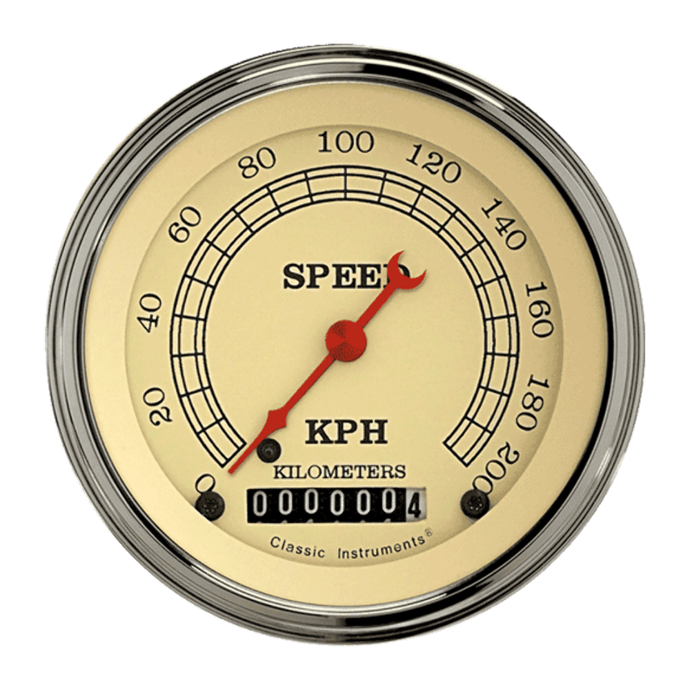 Vintage 3 3/8" Speedometer VT59SLF