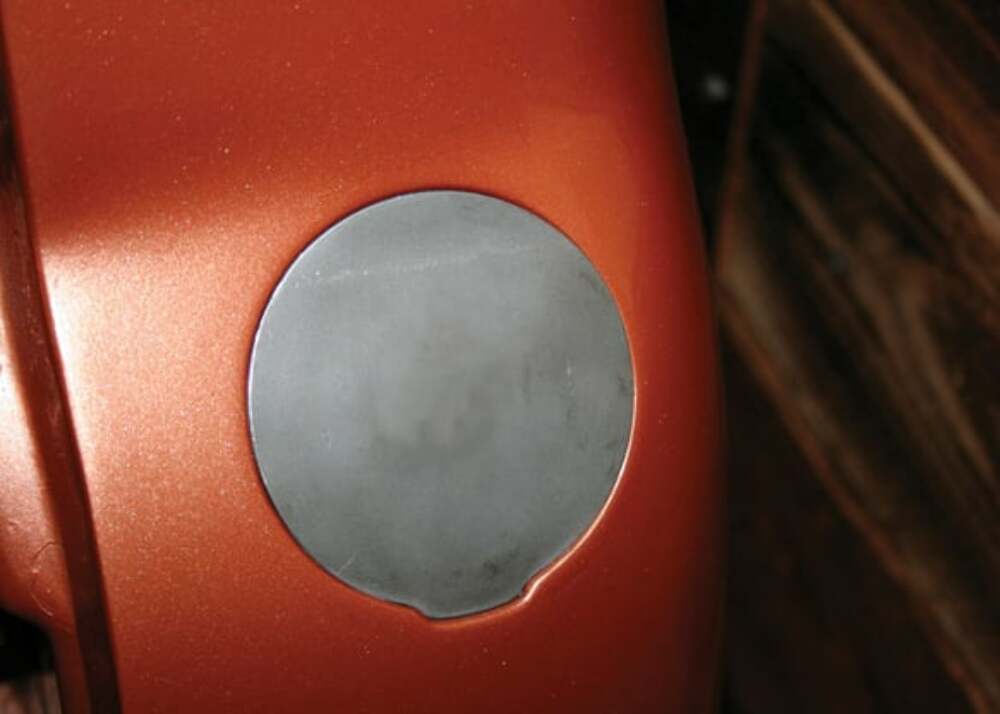 Fits 1969-1972 Chevrolet Blazer; Fuel Neck Filler Panel WFP72FL