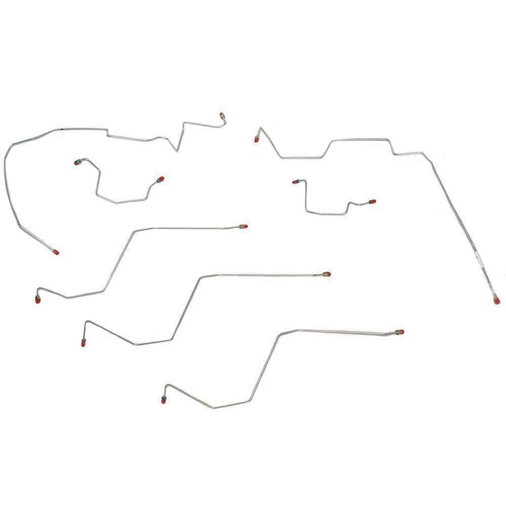 Dodge Ram 1500 2002-2005 Front Brake Line Kit w/ 4WD AWABS Steel WKT0204OM-CP