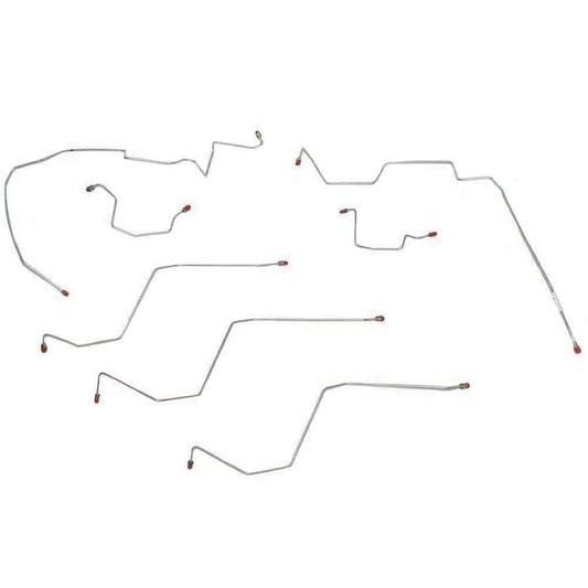 Front Brake Line Kit For Dodge Ram 1500 2002-2005 w/ 4WD AWABS WKT0204SS