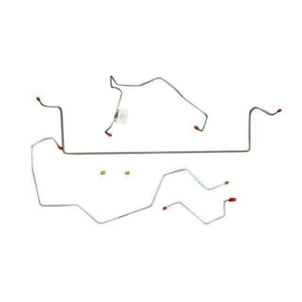 03-05 Jeep Liberty Front Brake Line Kit No ABS - Front Lines Car Part People