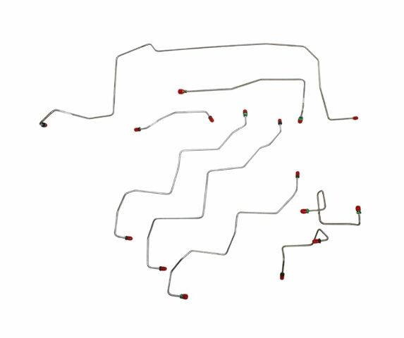 Front Brake Line Kit For 02-03 Dodge Durango RT AWABS 4WD Disc 4WD Stainless Steel