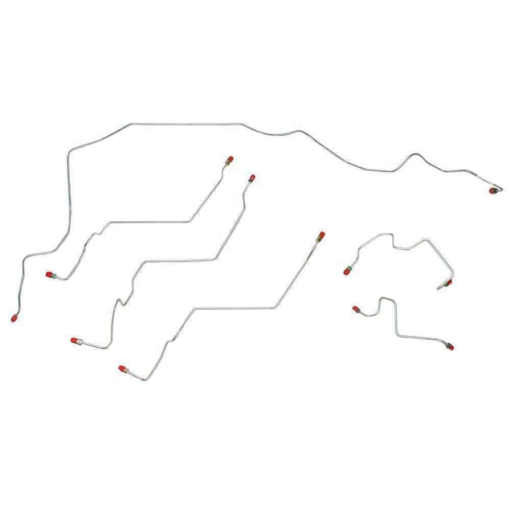 Front Brake Line Kit For Dodge Ram 2500/3500 2003-2005 w/ 4WD AWABS WKT0354SS - Front Lines Car Part People