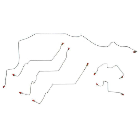 Front Brake Line Kit For Dodge Ram 2500/3500 2003-2005 w/ 4WD AWABS WKT0354SS - Front Lines Car Part People