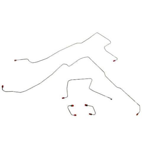Jeep Wrangler 1997-2006 Front Brake Line Kit w/o ABS Steel WKT0355OM-CP