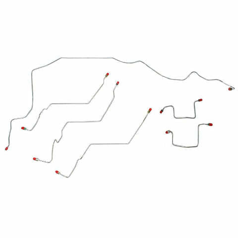 Fits 06-09 Ram 2500 4wd AWABS Fine thread at ABS Front Brake Line-WKT0603SS