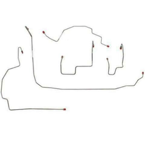 2007-18 Jeep Wrangler JK Front Brake Line Kit Steel WKT0701OM
